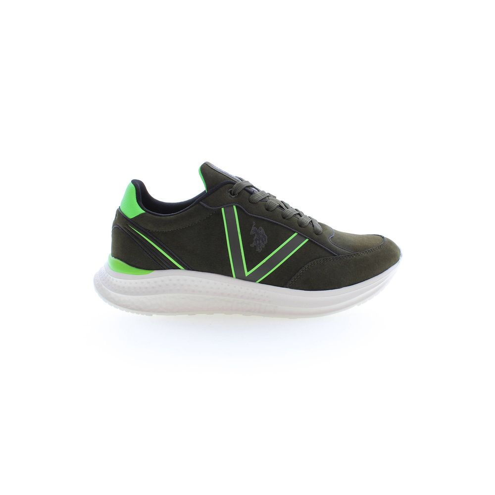 U.S. POLO ASSN. Baskets vertes en polyester