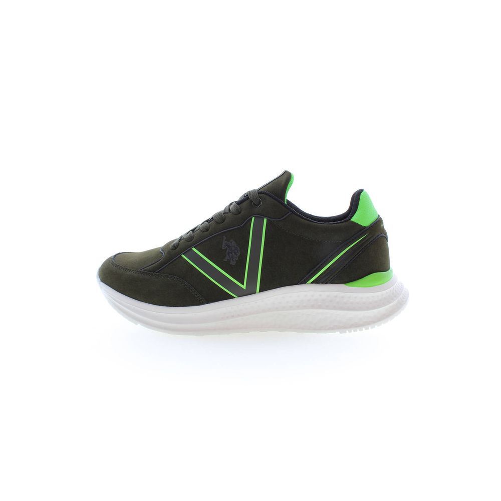 U.S. POLO ASSN. Baskets vertes en polyester