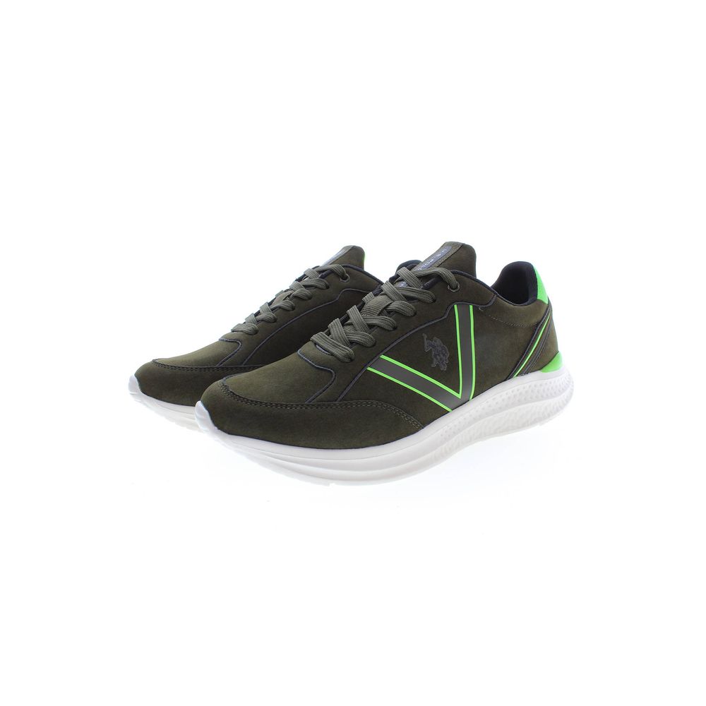 U.S. POLO ASSN. Baskets vertes en polyester