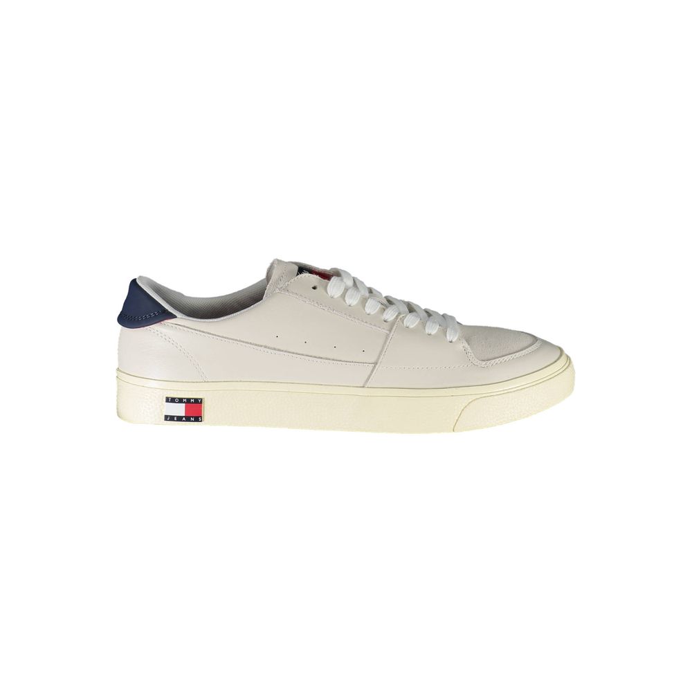 Tommy Hilfiger Weiße Leder-Sneaker für Herren