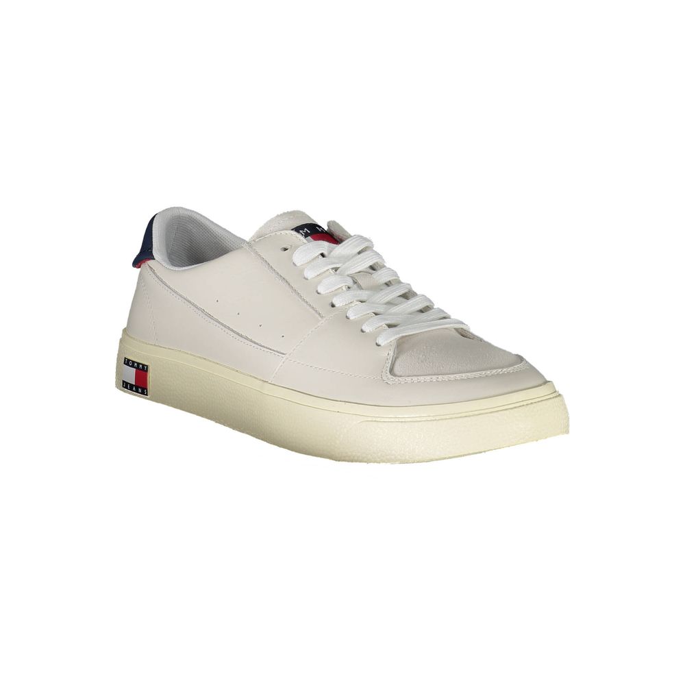 Tommy Hilfiger Weiße Leder-Sneaker für Herren