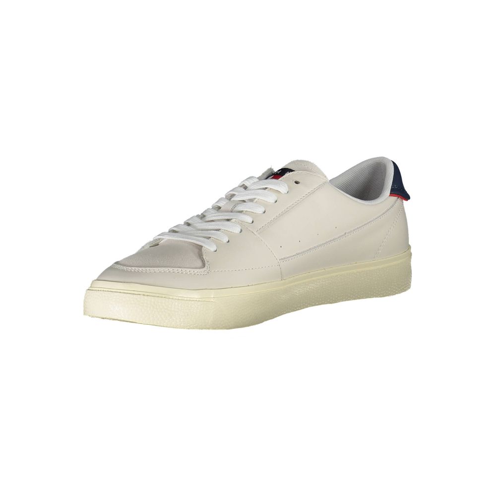 Tommy Hilfiger Weiße Leder-Sneaker für Herren