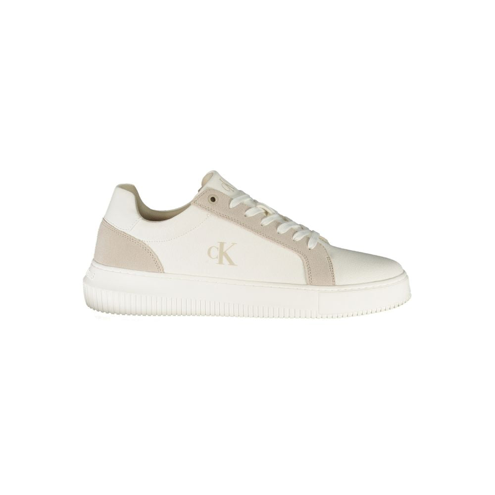 Calvin Klein Herren-Sneaker aus weißem Polyurethan