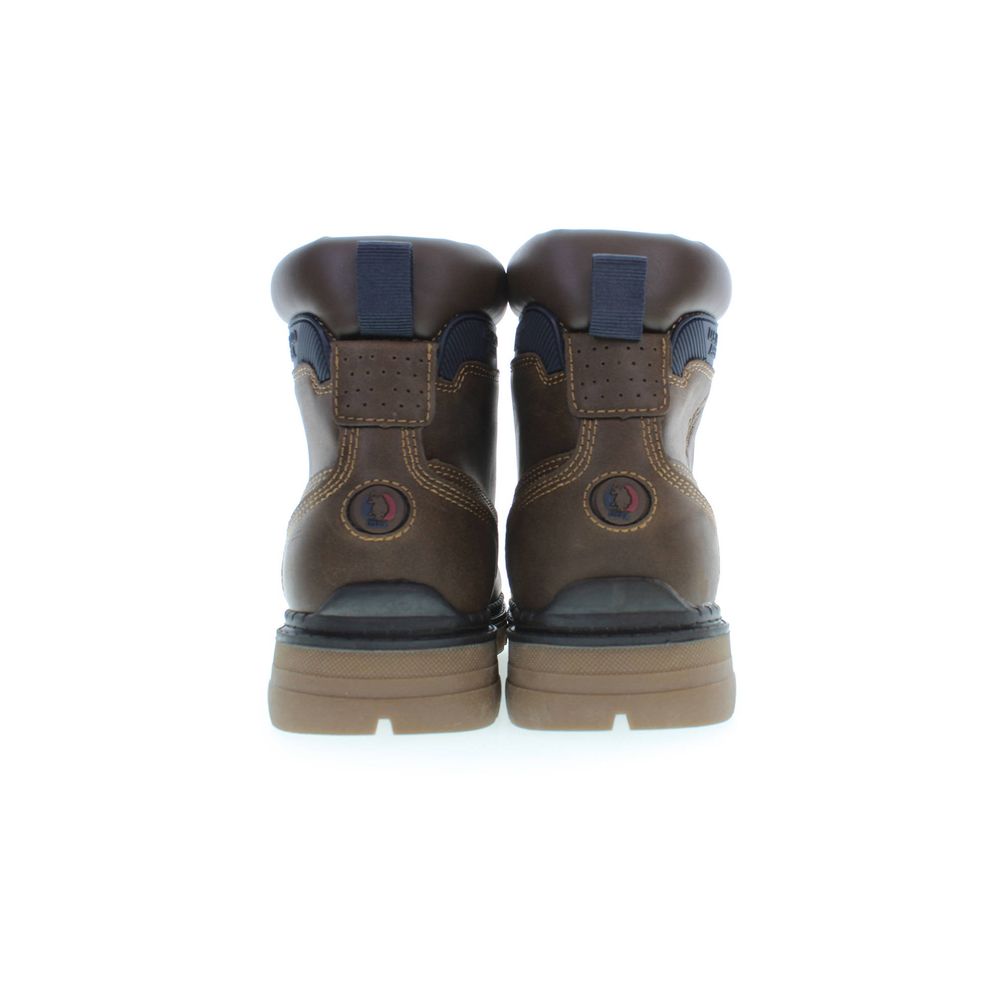 U.S. POLO ASSN. Brauner Polyester-Stiefelette