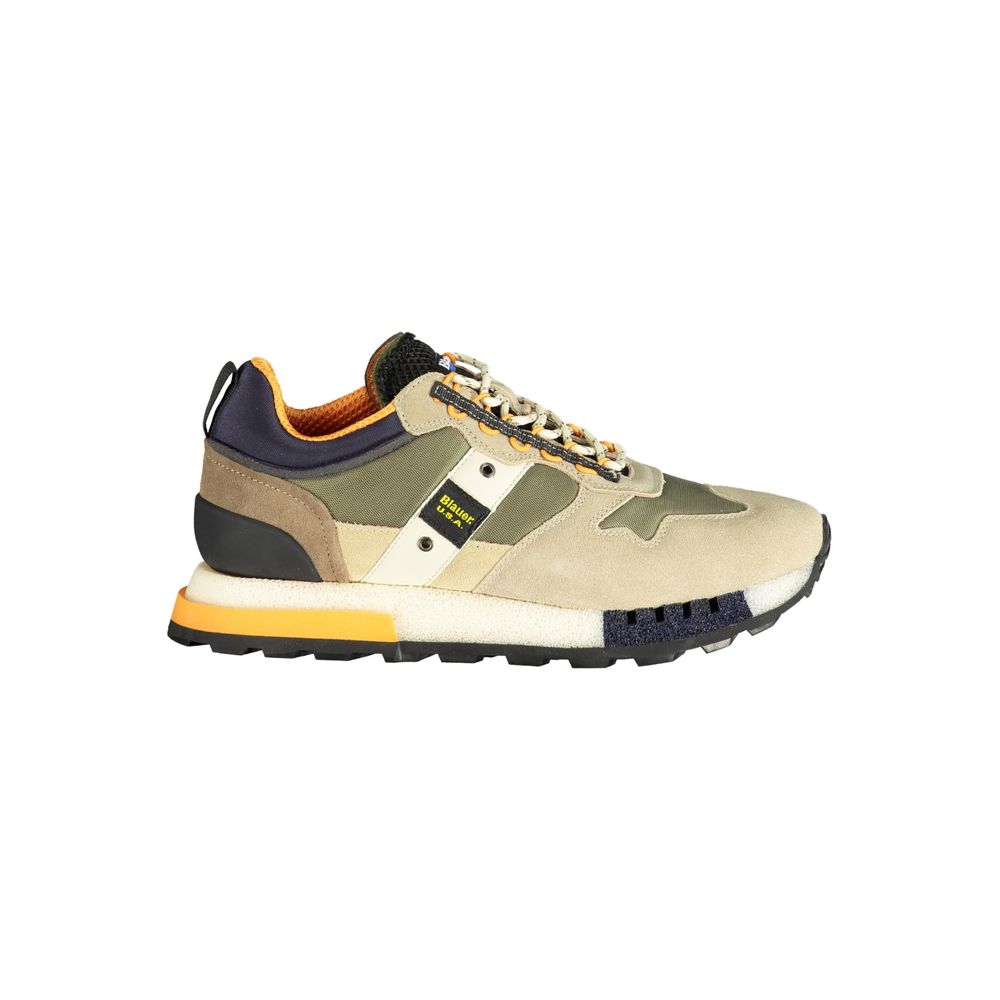Blauer Verde Poliestere Herren-Sneaker