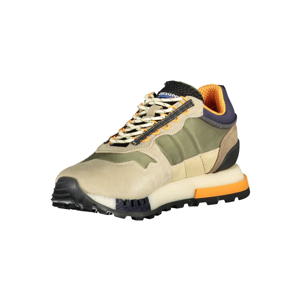 Blauer Verde Poliestere Herren-Sneaker