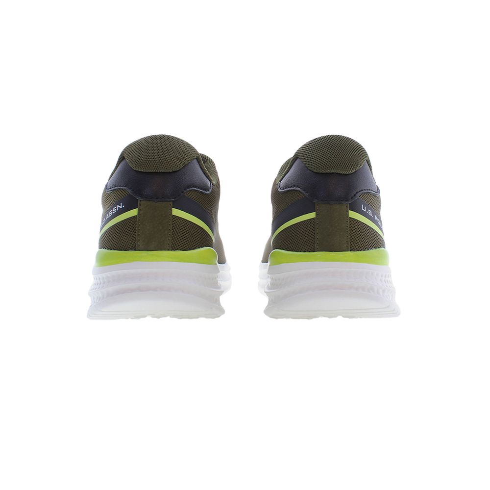 U.S. POLO ASSN. Grüner Polyester-Sneaker