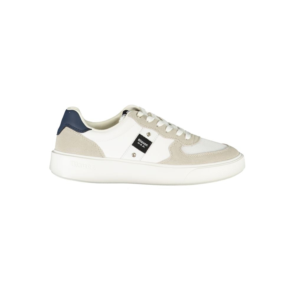 Blauer Bianco Polyurethane Herren Sneaker