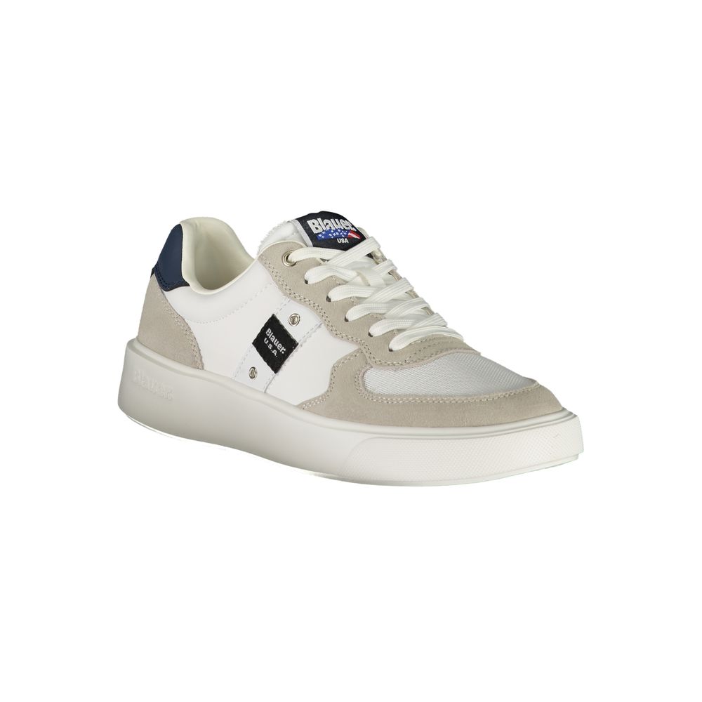 Blauer Bianco Polyurethane Herren Sneaker