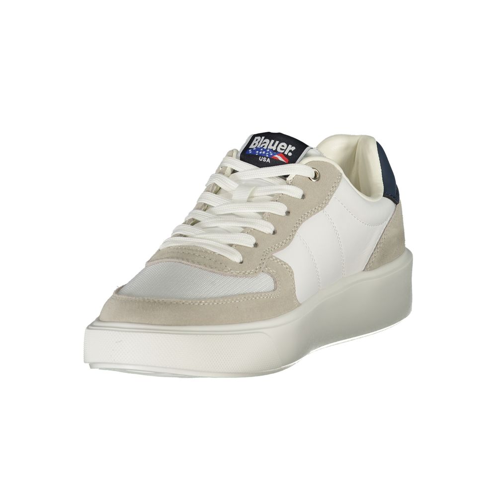 Blauer Bianco Polyurethane Herren Sneaker