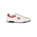 Tommy Hilfiger White Polyurethane Men's Sneakers