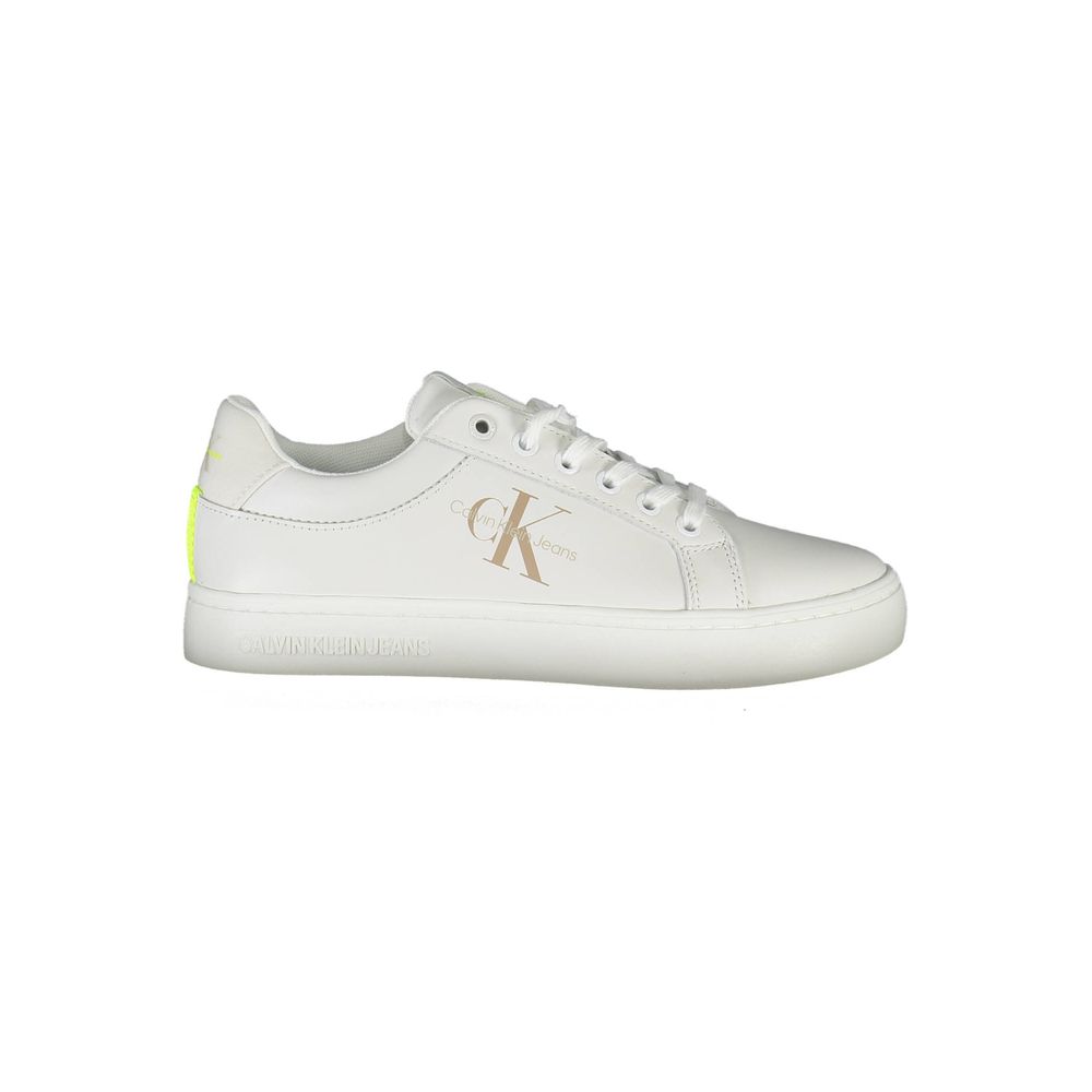 Calvin Klein sneakers in white fabric