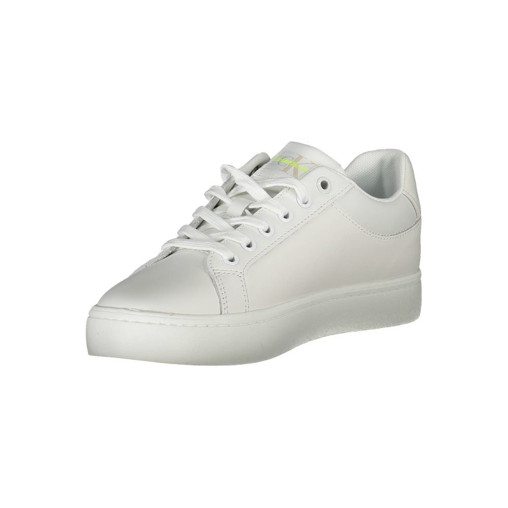Calvin Klein sneakers in white fabric