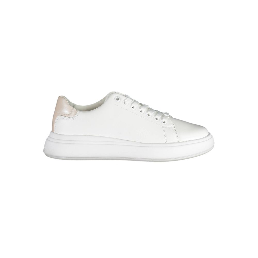 Baskets Calvin Klein en polyester blanc