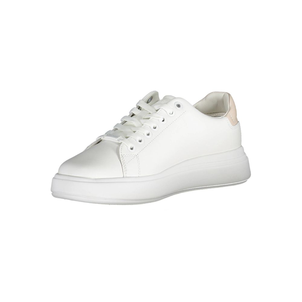 Baskets Calvin Klein en polyester blanc