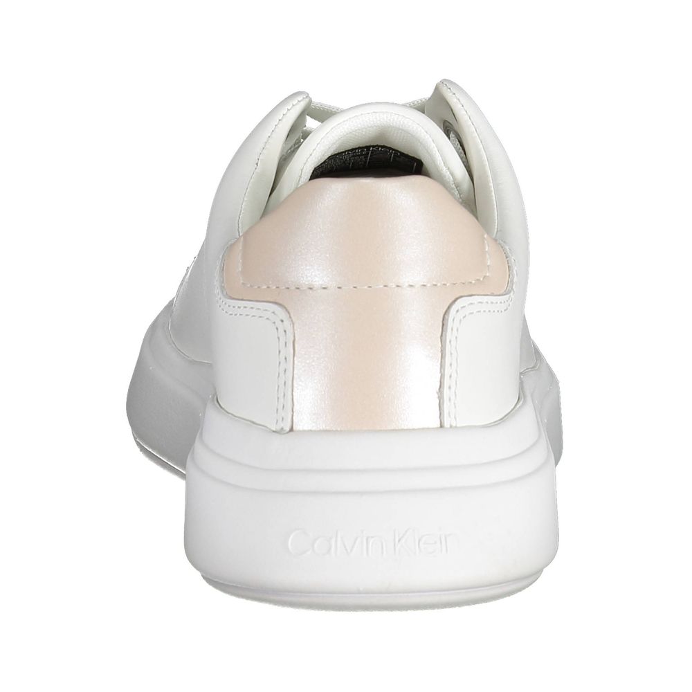 Baskets Calvin Klein en polyester blanc