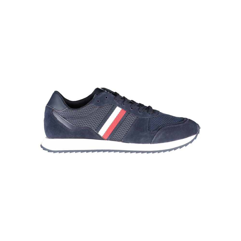 Tommy Hilfiger Blauer Herren-Sneaker aus Polyester