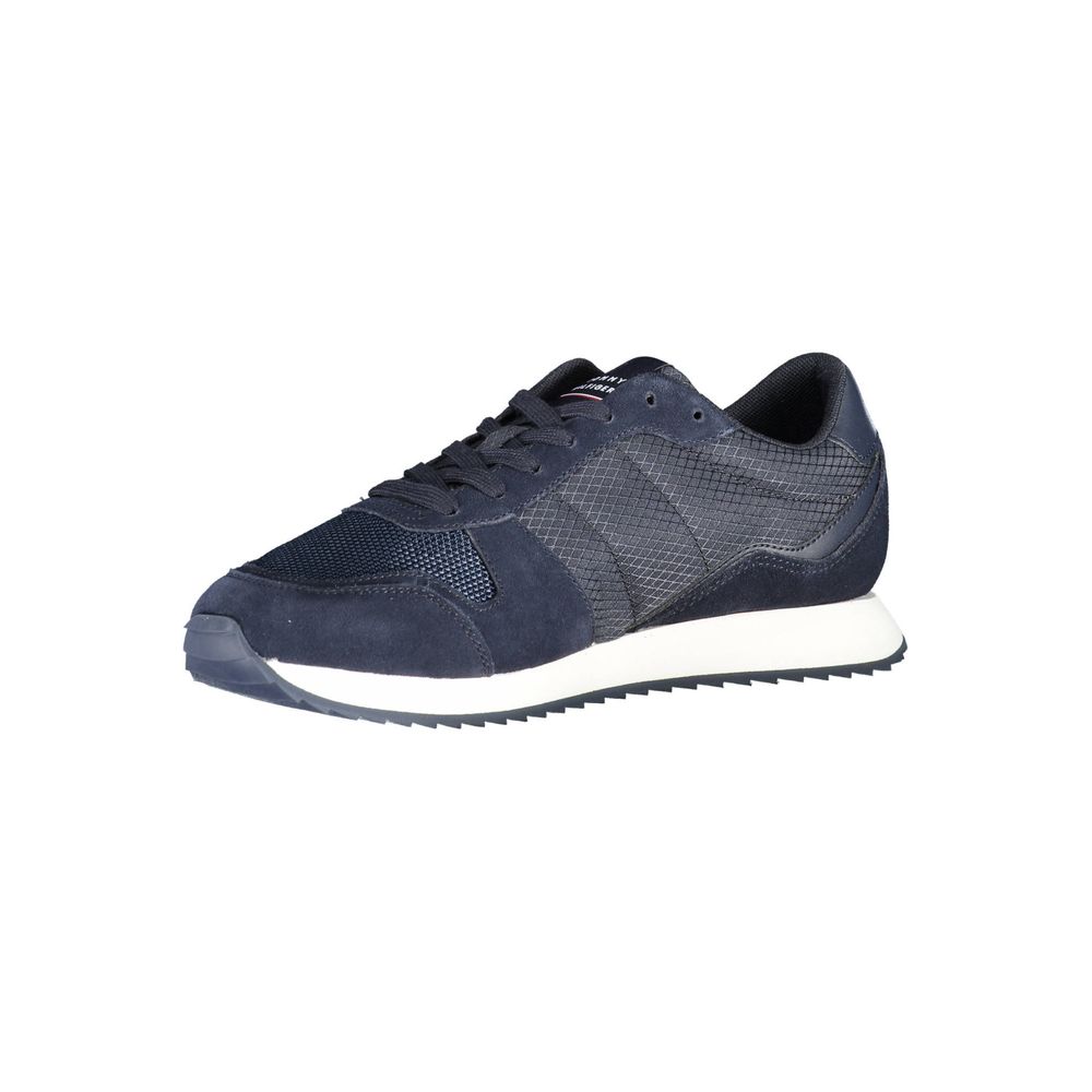 Tommy Hilfiger Blauer Herren-Sneaker aus Polyester