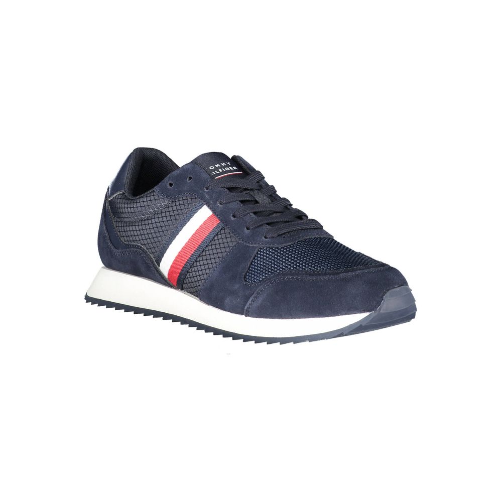 Tommy Hilfiger Blauer Herren-Sneaker aus Polyester