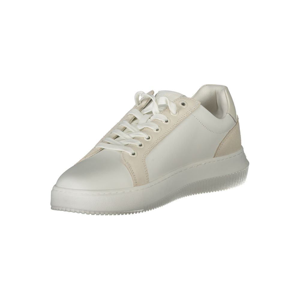 Calvin Klein Weißer Herren-Sneaker aus Polyurethan