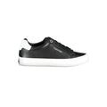 Baskets noires en cuir véritable Calvin Klein