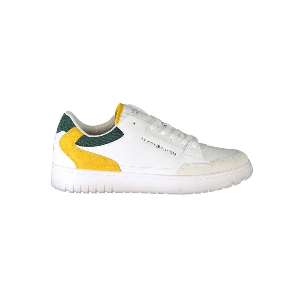 Tommy Hilfiger Bianco Leder Herren Sneaker