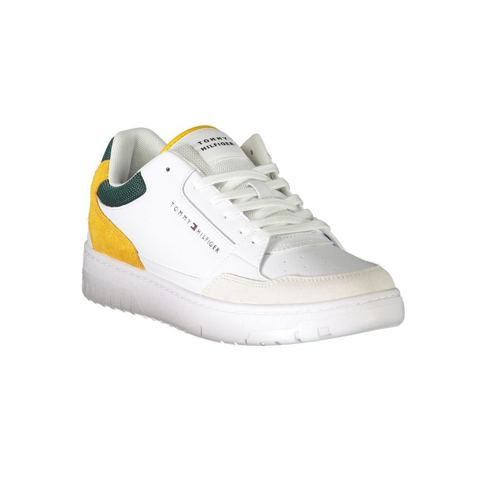 Tommy Hilfiger Bianco Leder Herren Sneaker