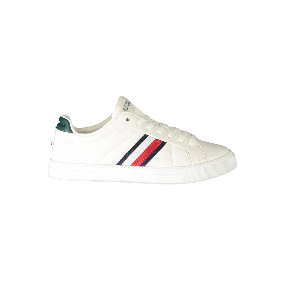 Tommy Hilfiger Weiße Leder-Sneaker für Herren