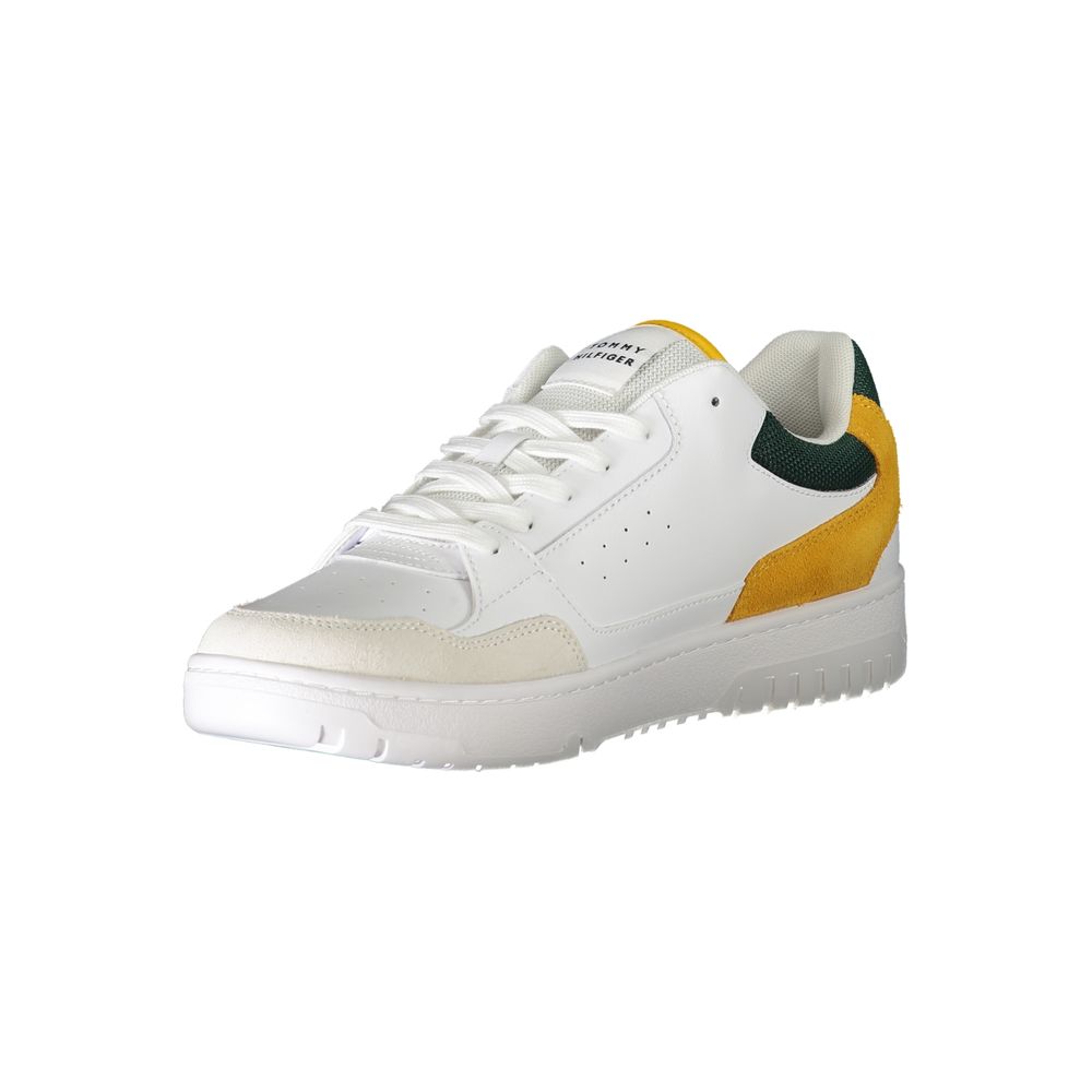 Tommy Hilfiger Bianco Leder Herren Sneaker