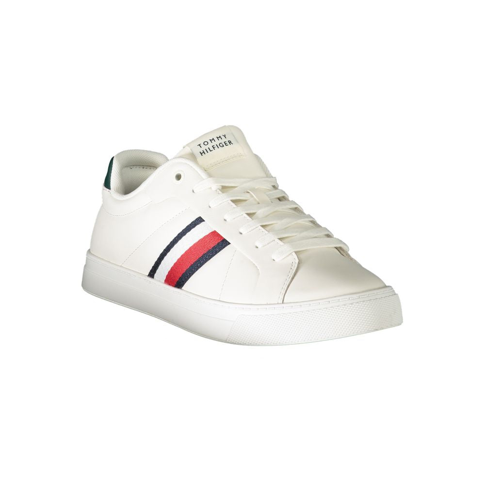 Tommy Hilfiger Weiße Leder-Sneaker für Herren