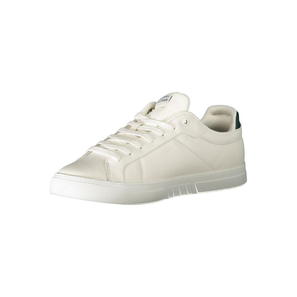 Tommy Hilfiger Weiße Leder-Sneaker für Herren
