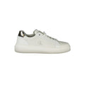 Calvin Klein White Polyester Low-Top Sneakers