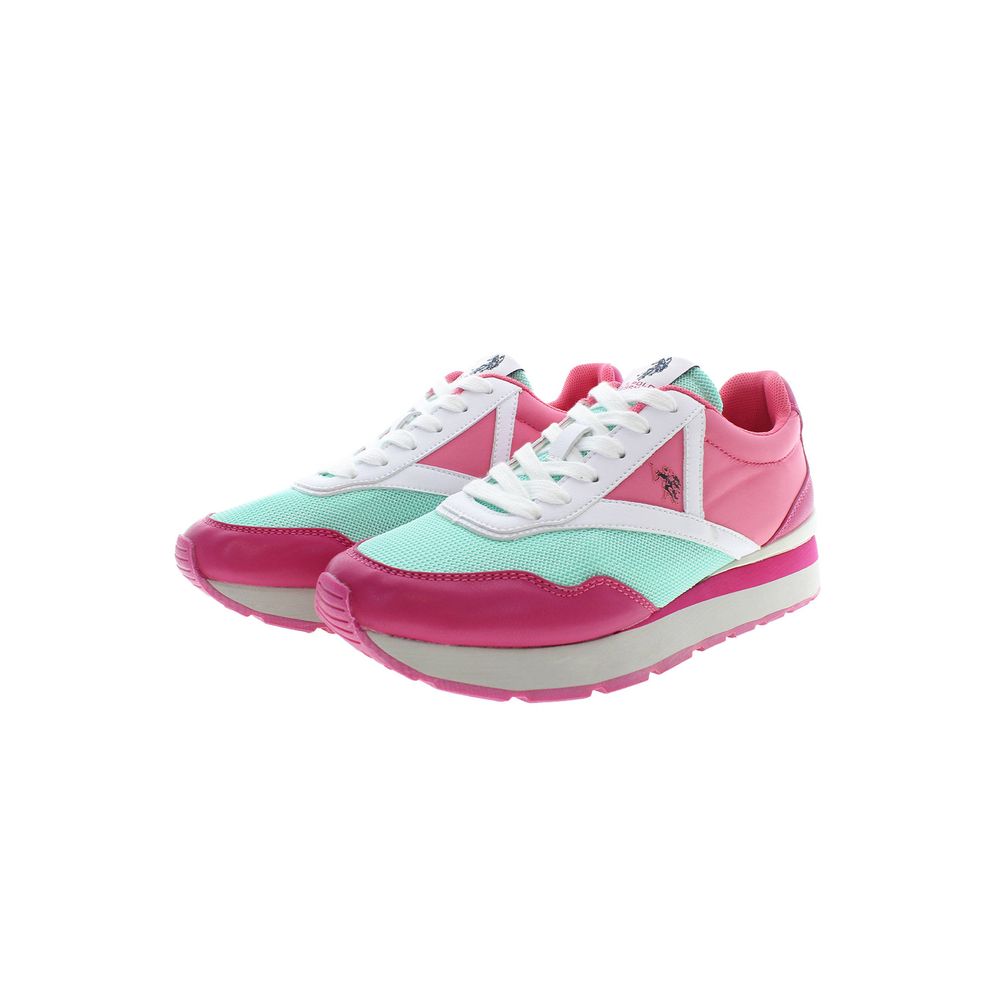 U.S. POLO ASSN. Rosa Polyester-Sneaker