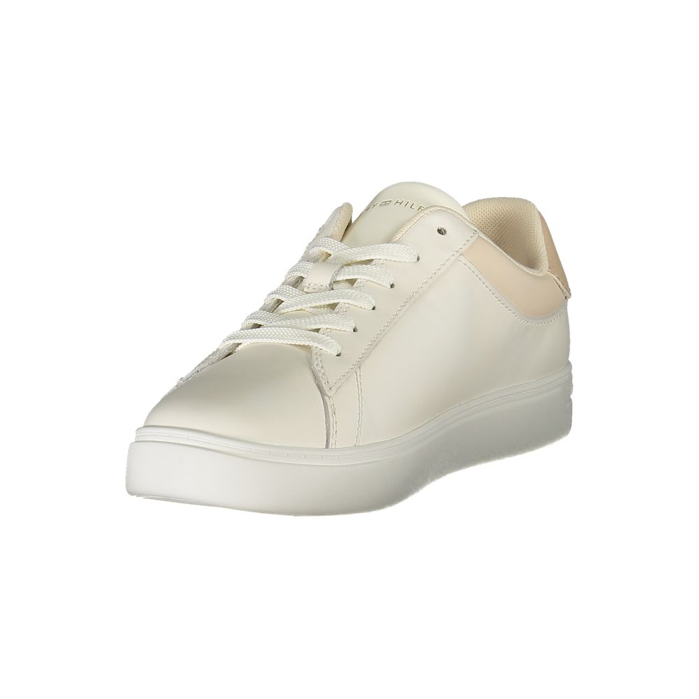 Tommy Hilfiger Damen Sneaker aus Beige Polyurethan