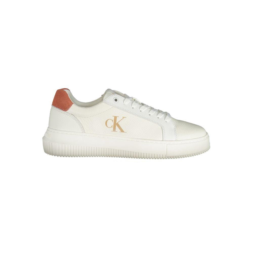 Calvin Klein White Polyurethane Women's Sneaker