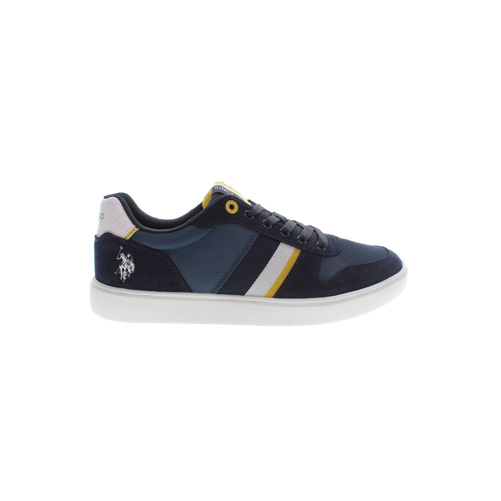 U.S. POLO ASSN. Men's Blue Polyester Sneakers