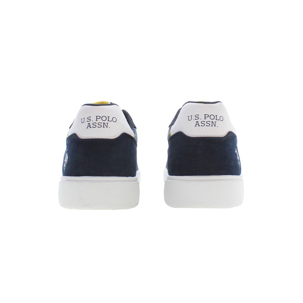 U.S. POLO ASSN. Men's Blue Polyester Sneakers
