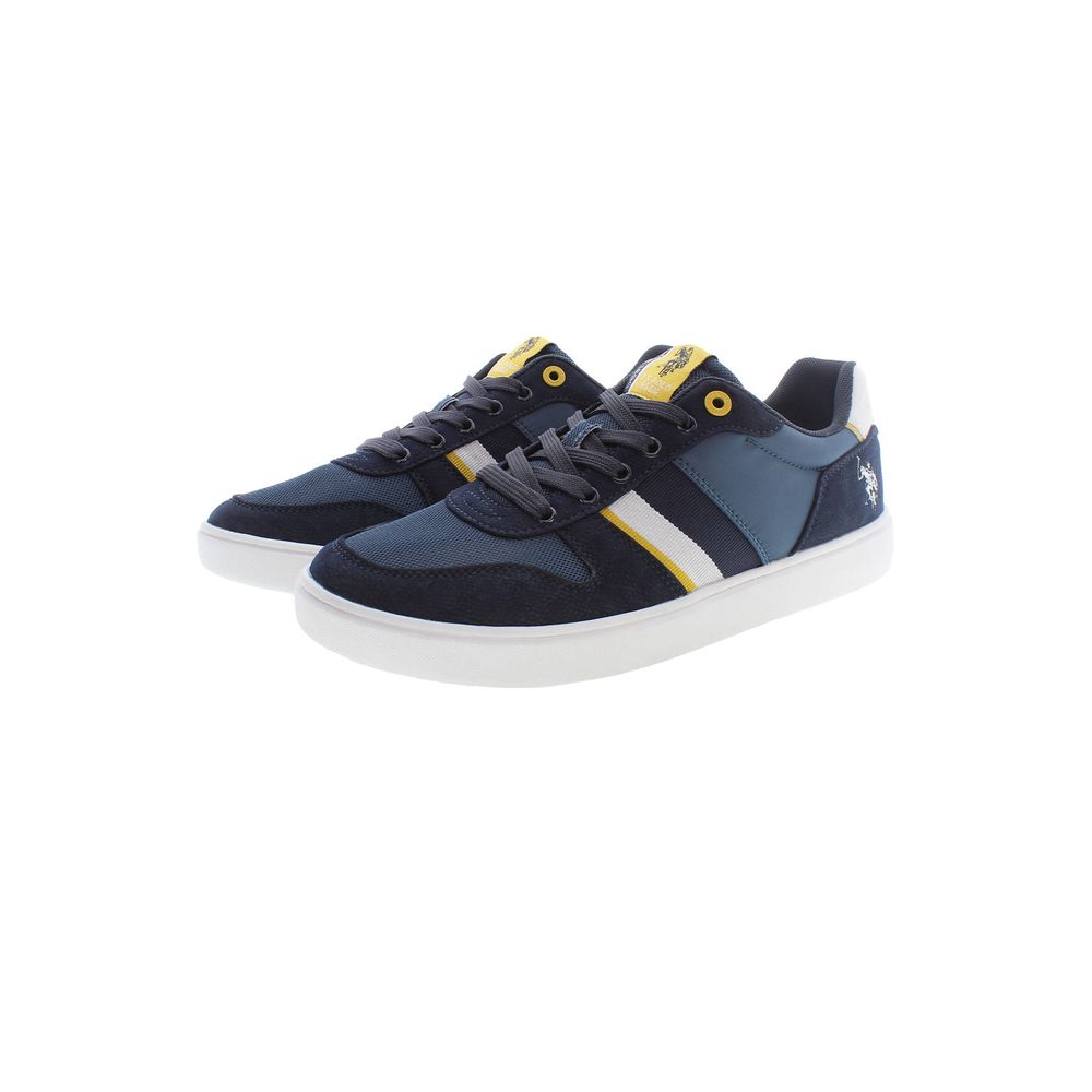 U.S. POLO ASSN. Men's Blue Polyester Sneakers