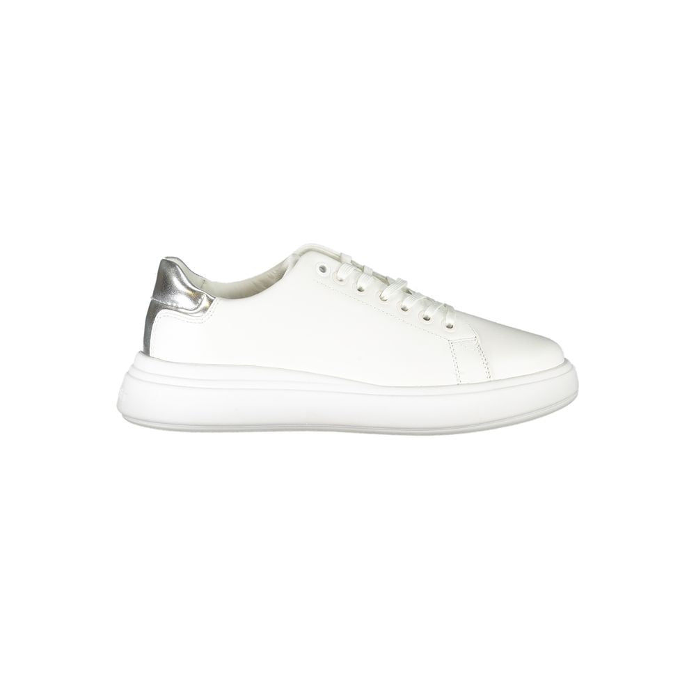 Calvin Klein sneakers in white fabric