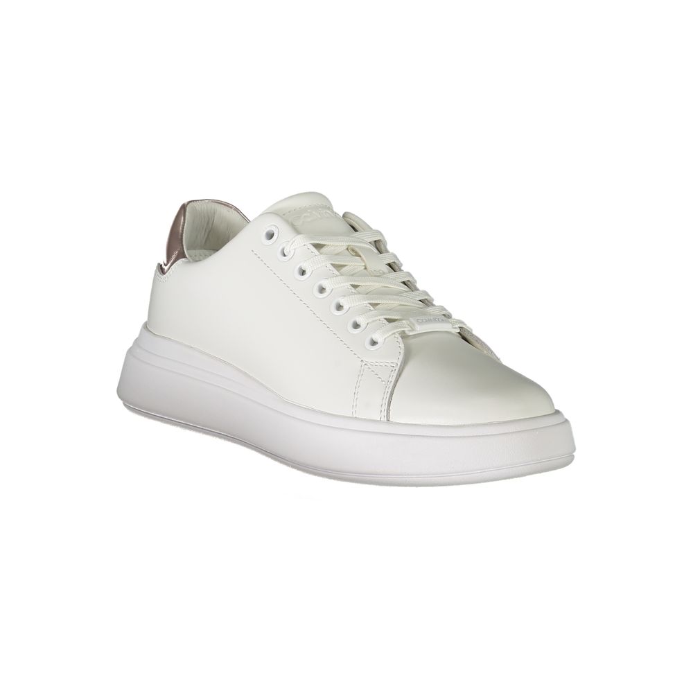 Calvin Klein Weiße Leder-Sneaker für Damen