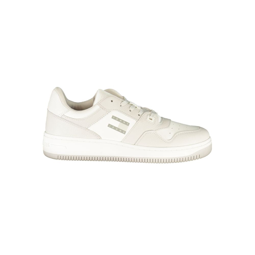 Tommy Hilfiger Men's White Polyurethane Sneaker