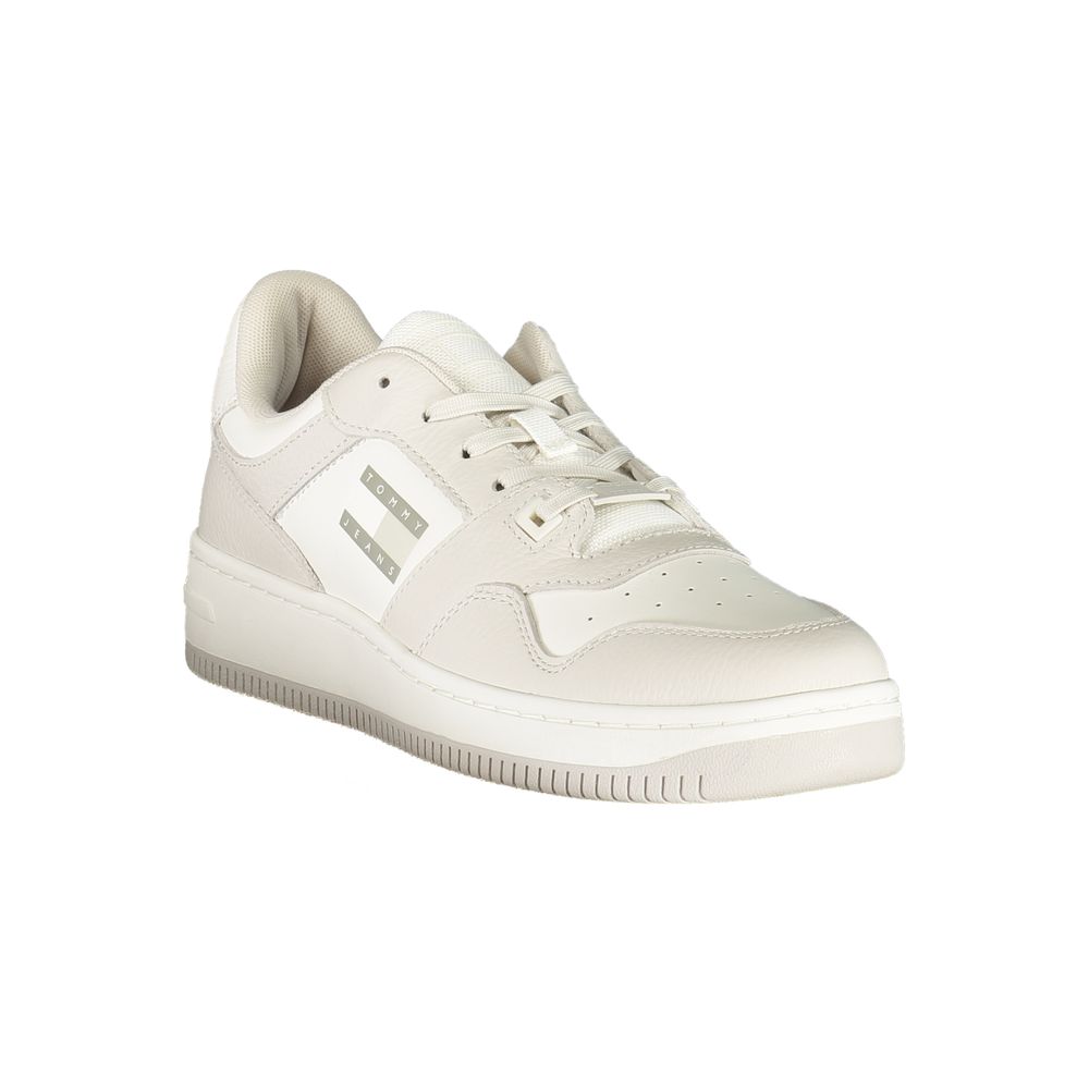Tommy Hilfiger Men's White Polyurethane Sneaker