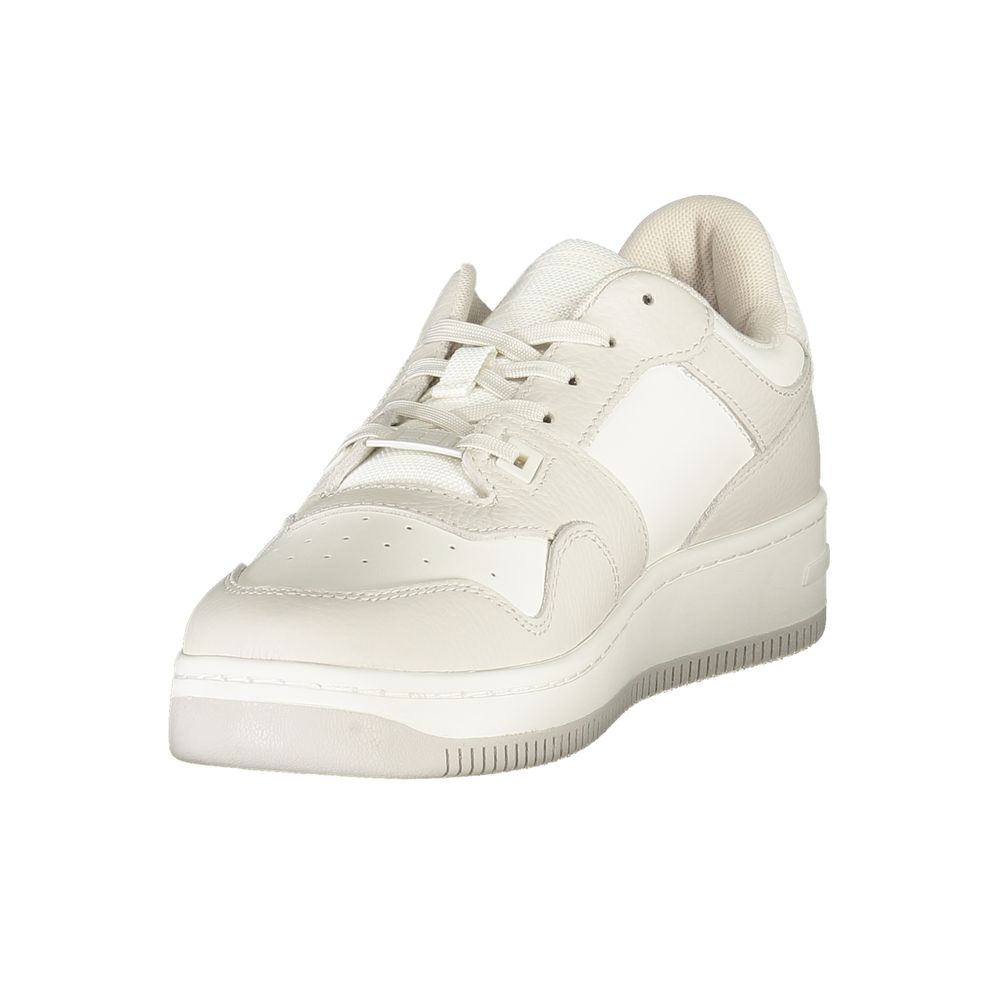 Tommy Hilfiger Men's White Polyurethane Sneaker