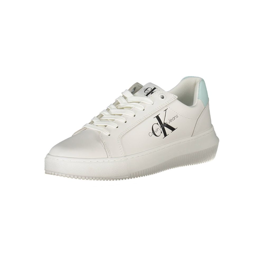 Calvin Klein sneakers in white fabric