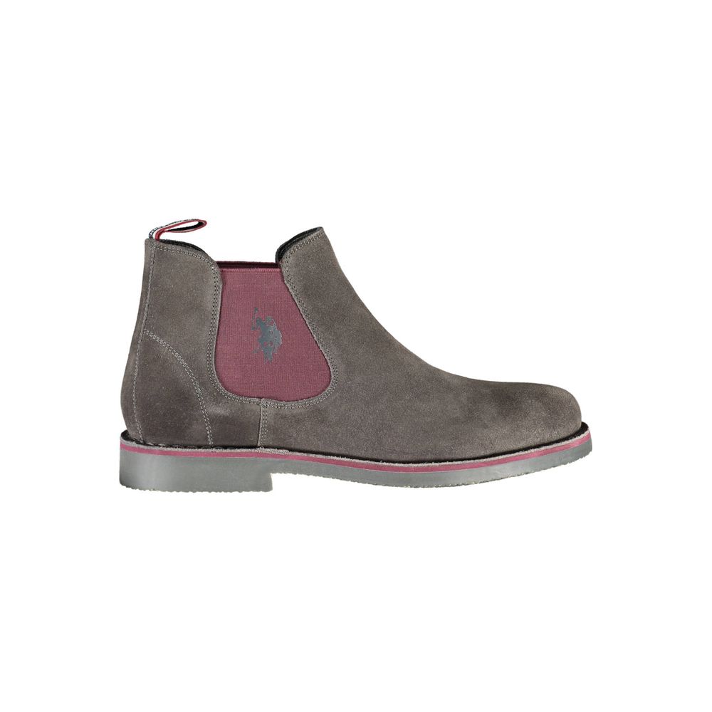 U.S. POLO ASSN. Bottines grises en polyester