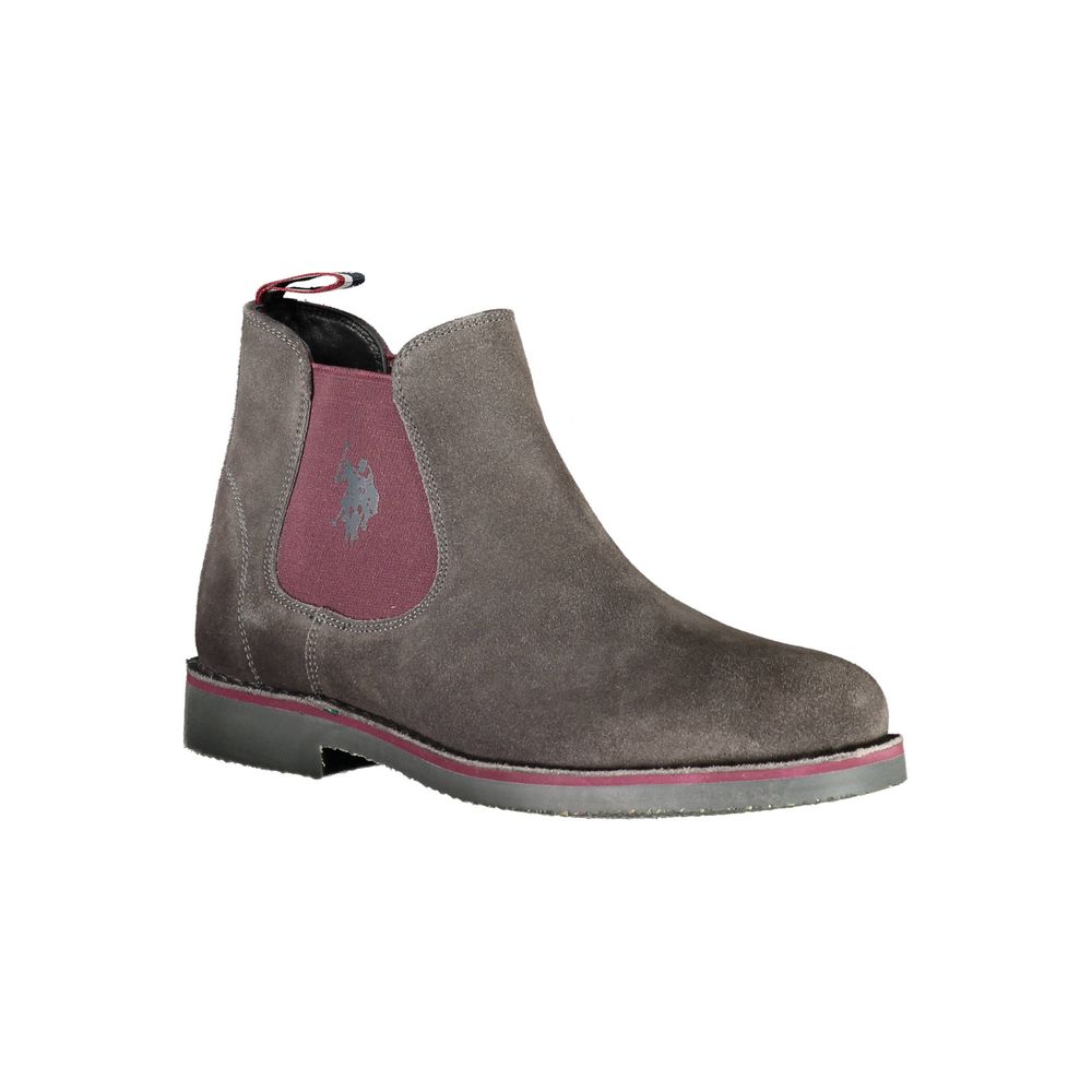 U.S. POLO ASSN. Bottines grises en polyester