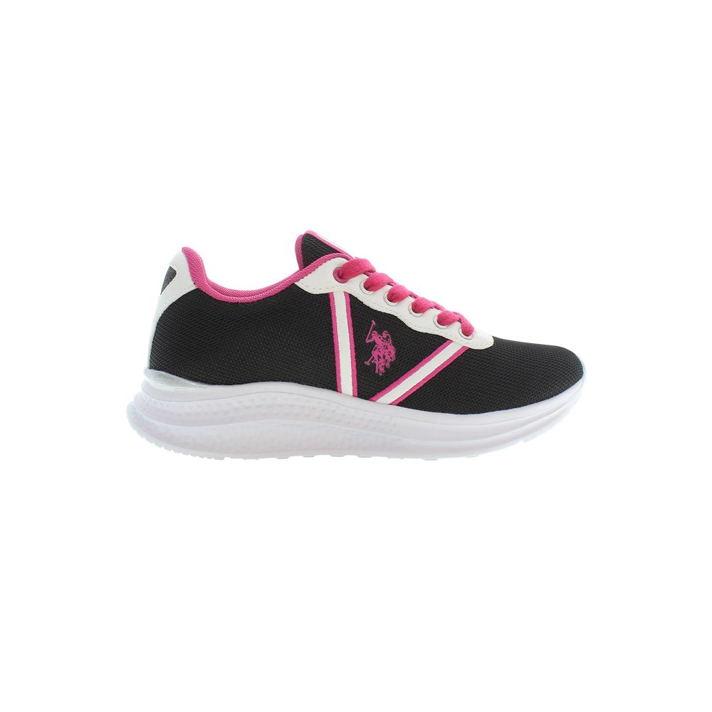 U.S. POLO ASSN. Schwarzer Polyester-Sneaker