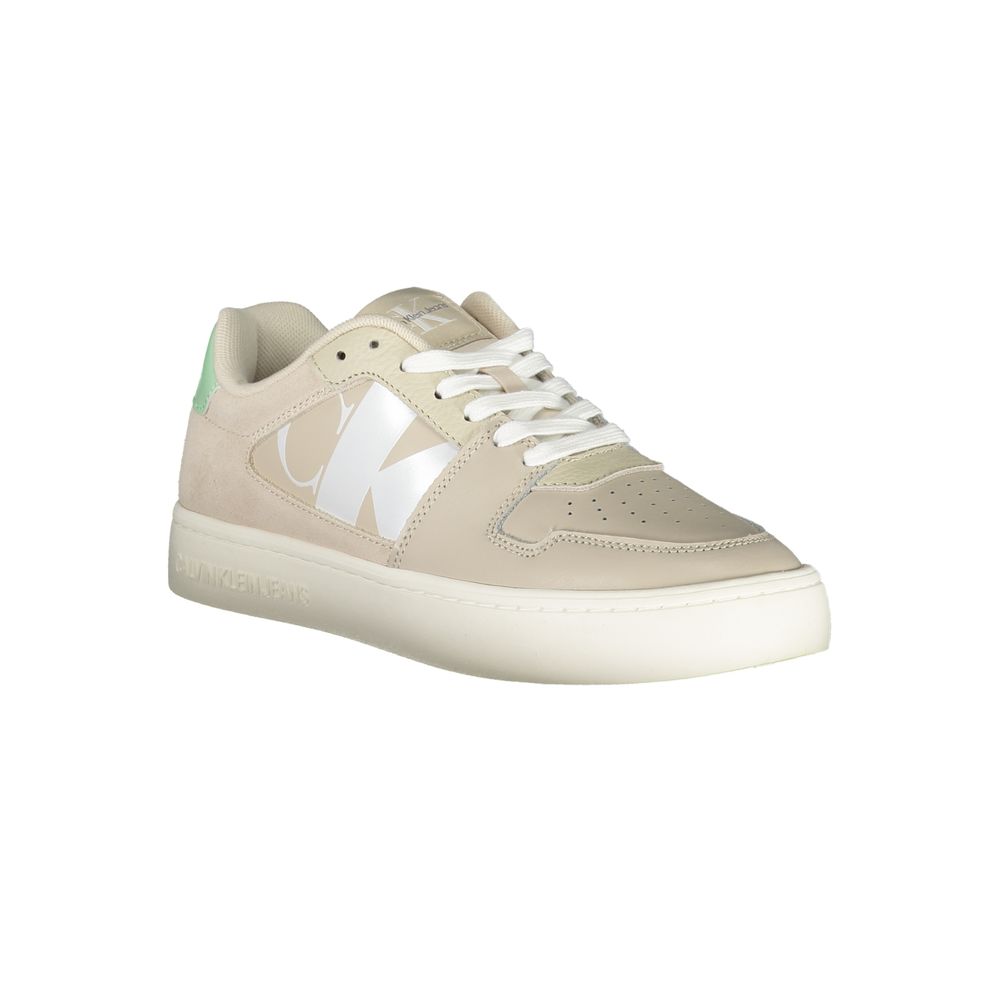 Calvin Klein Damen Sneaker aus Beige Polyurethan