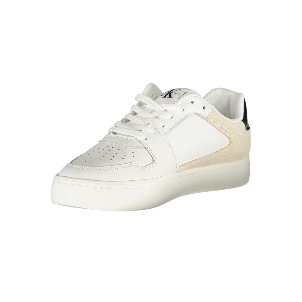 Calvin Klein Bianco Poliuretano Donna Sneaker