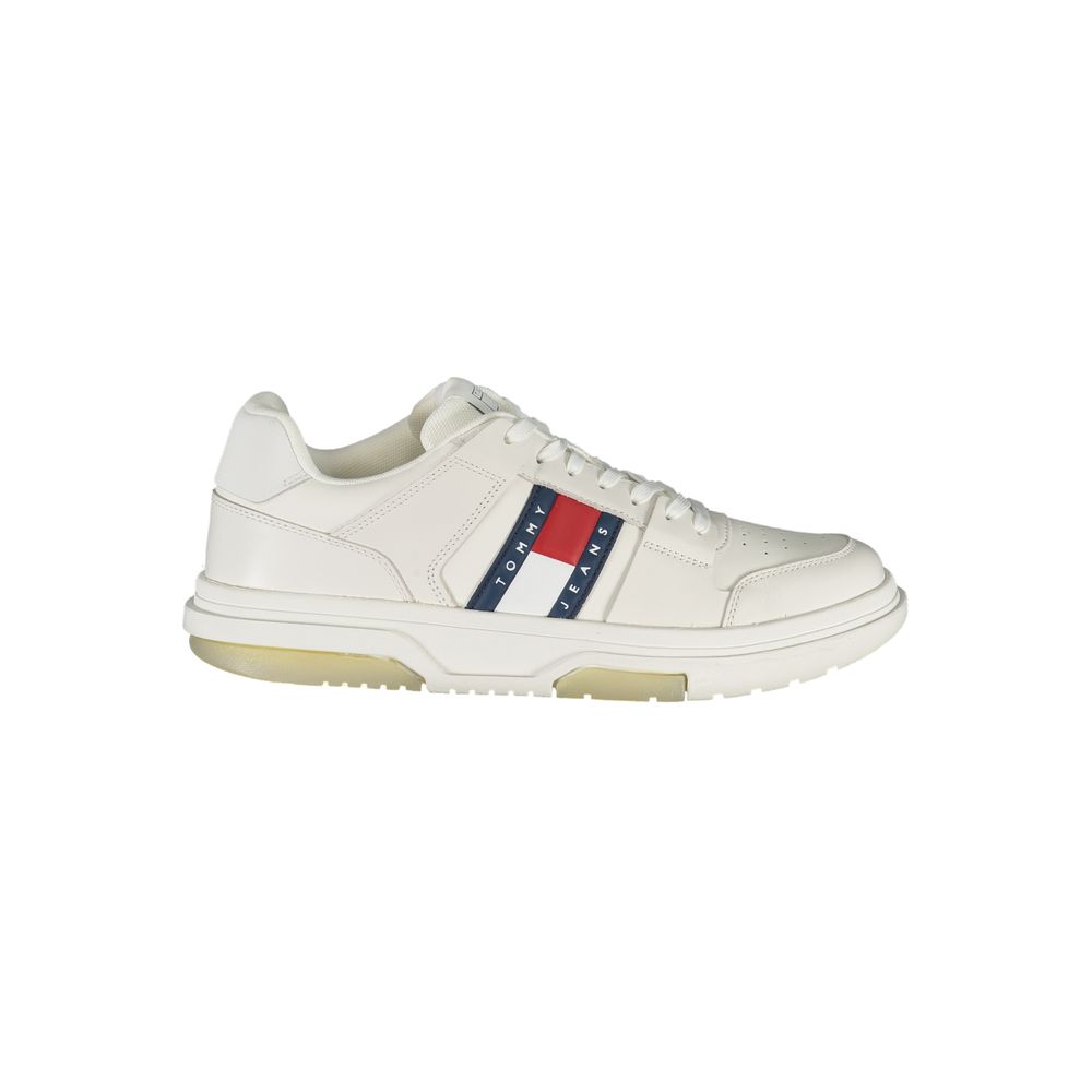 Tommy Hilfiger Bianco Polyurethan-Sneaker für Herren
